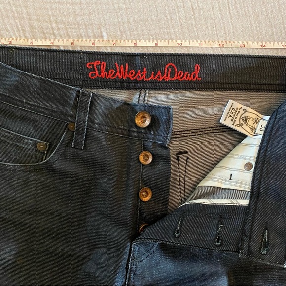Handcrafted made in USA selvedge denim very hard to find. - Picture 6 of 9
